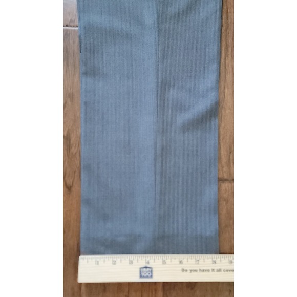 Brooks Brothers MEN'S Fitzgerald REDA Lined Gray Dress Pants Size 35x29 - Picture 5 of 6